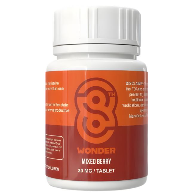 8 WONDER DHM KRATOM PROPRIETARY BLEND 30MG PER TABLET 10CT/ JAR - Image 2