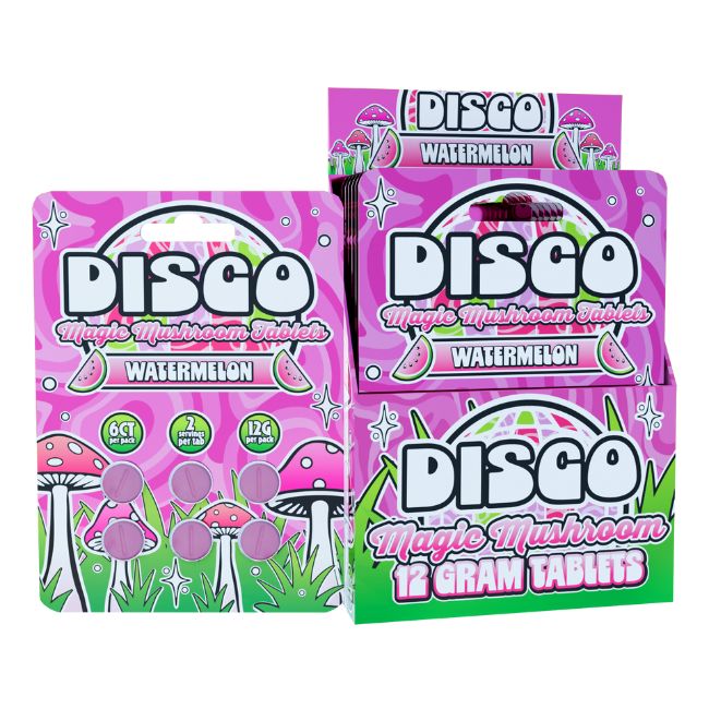 DISCO MAGIC MUSHROOM BLEND 12GM TABLETS 6CT/ 6PK BOX - Image 3