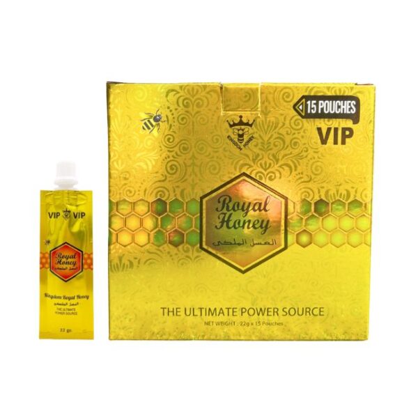 ROYAL VIP THE ULTIMATE POWER SOURCE SEXSUAL ENHANCEMENT HONEY TUBES 15CT/ BOX