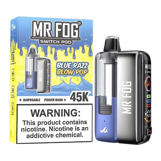 MR FOG SWITCH 5% DISPOSABLE KIT (100ML) 45K PUFFS 5CT/ BOX