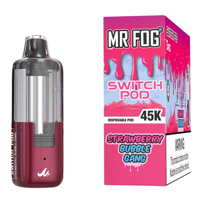 MR FOG SWITCH 5% DISPOSABLE POD (100ML) 45K PUFFS 5CT/ BOX - Image 3