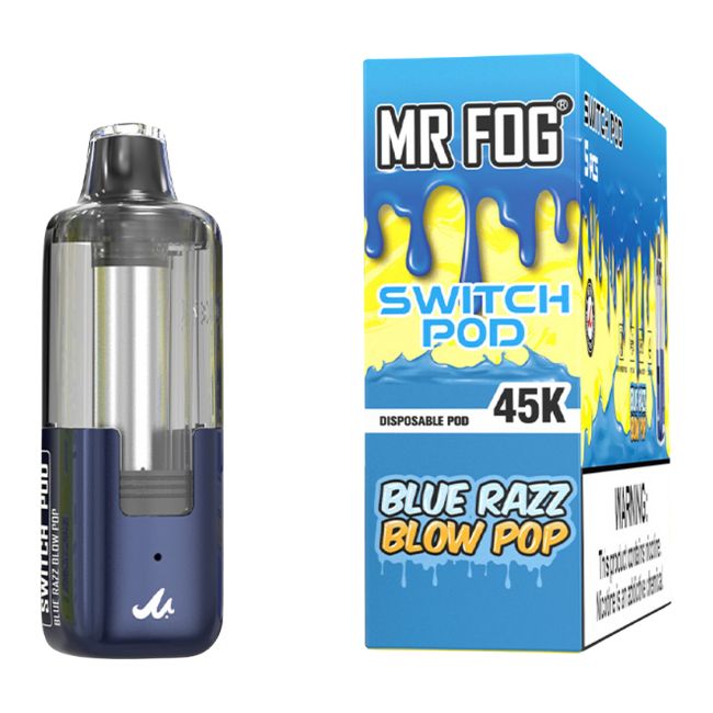 MR FOG SWITCH 5% DISPOSABLE POD (100ML) 45K PUFFS 5CT/ BOX - Image 4
