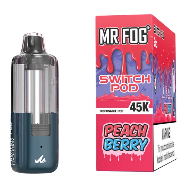 MR FOG SWITCH 5% DISPOSABLE POD (100ML) 45K PUFFS 5CT/ BOX - Image 7
