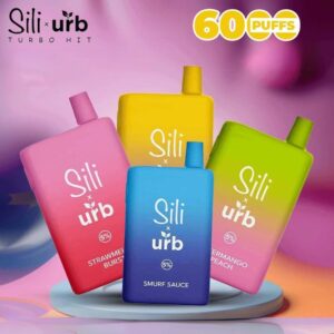 SILIURB6KDIS001 SILI X URB TURBO HIT 5% DISPOSABLE (80ML) 6K PUFFS 5CT/ BOX