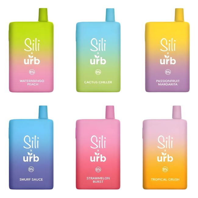 SILI X URB TURBO HIT 5% DISPOSABLE (80ML) 6K PUFFS 5CT/ BOX - Image 3