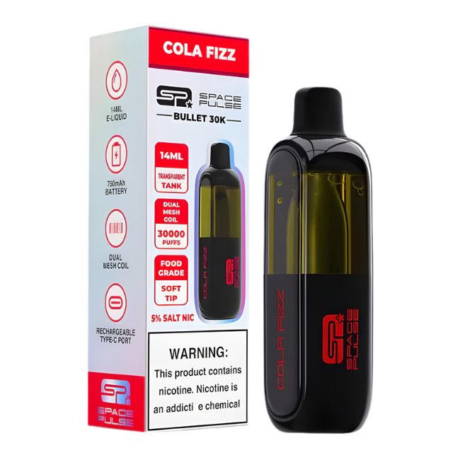 SPACE PULSE BULLET 5% DISPOSABLE (70ML) 30K PUFFS 5CT/ BOX - Image 2
