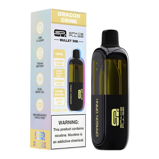 SPACE PULSE BULLET 5% DISPOSABLE (70ML) 30K PUFFS 5CT/ BOX - Image 3