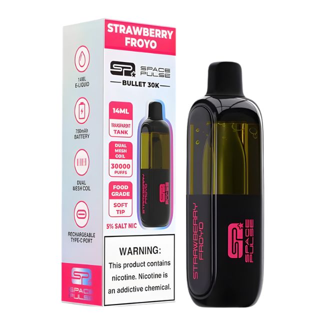 SPACE PULSE BULLET 5% DISPOSABLE (70ML) 30K PUFFS 5CT/ BOX - Image 5