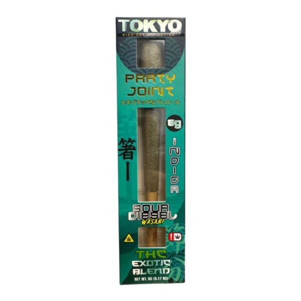 TOKYO THC EXOTIC THCA LIVE SAUCE 5GM PRE ROLL PARTY JOINTS 5CT/ BOX