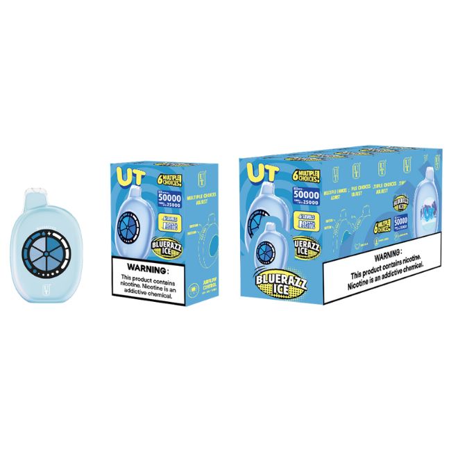 UT POWERED BY FLUM 5% DISPOSABLE SINGLE FLAVOR (85ML) TURBO MODE - 25K & ECO. MODE - 50K PUFFS 5CT/ BOX - Image 2