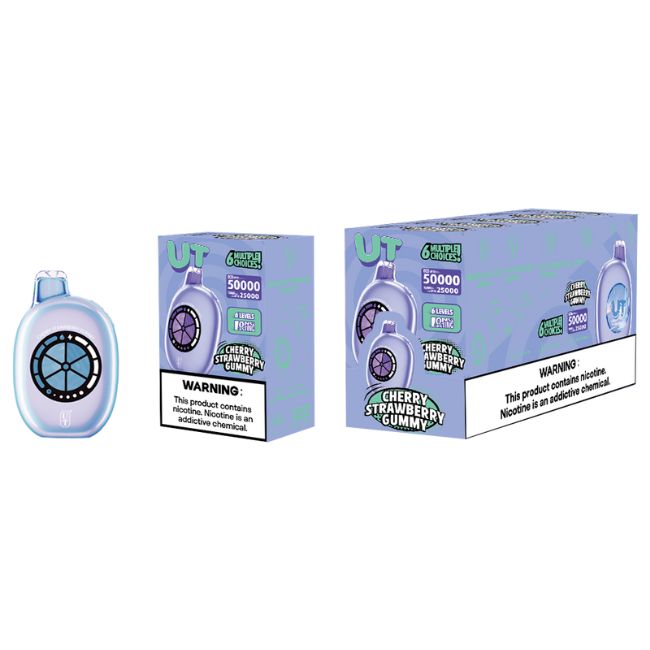 UT POWERED BY FLUM 5% DISPOSABLE SINGLE FLAVOR (85ML) TURBO MODE - 25K & ECO. MODE - 50K PUFFS 5CT/ BOX - Image 3
