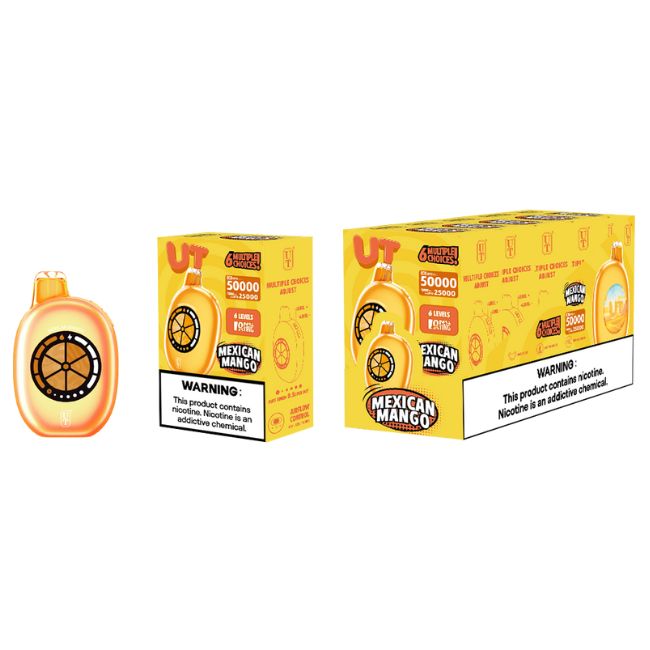 UT POWERED BY FLUM 5% DISPOSABLE SINGLE FLAVOR (85ML) TURBO MODE - 25K & ECO. MODE - 50K PUFFS 5CT/ BOX - Image 5