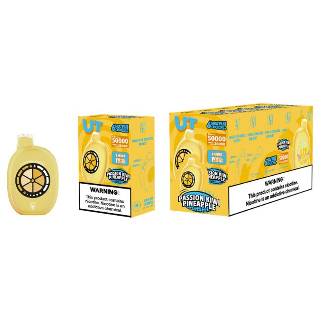 UT POWERED BY FLUM 5% DISPOSABLE SINGLE FLAVOR (85ML) TURBO MODE - 25K & ECO. MODE - 50K PUFFS 5CT/ BOX - Image 7