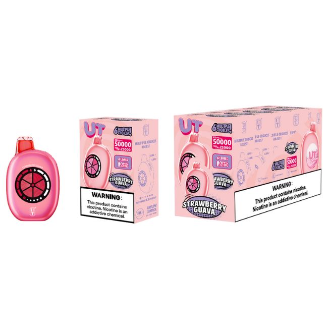 UT POWERED BY FLUM 5% DISPOSABLE SINGLE FLAVOR (85ML) TURBO MODE - 25K & ECO. MODE - 50K PUFFS 5CT/ BOX - Image 8