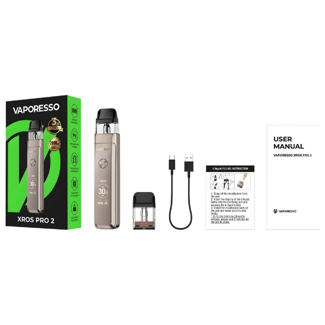 VAPORESSO XROS PRO 2 3.0 COREX 2000mAH STARTER KIT - Image 3