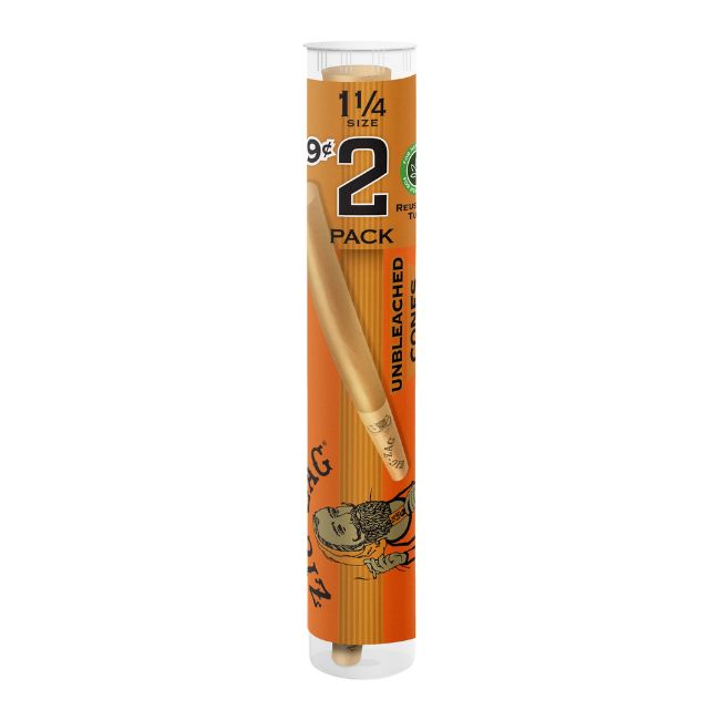 ZIG ZAG UNBLEACHED CONES 1-1/4 (2PK-24CT DISPLAY BOX) PRE PRICED 99c - Image 2