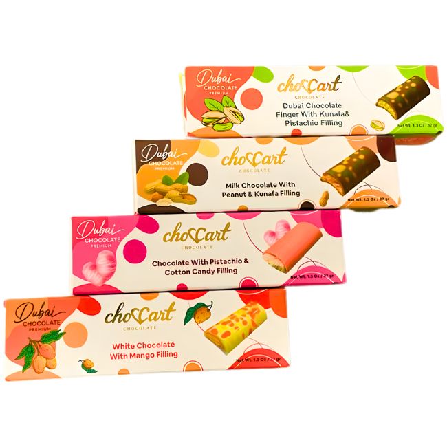 DUBAI CHOC CART PREMIUM CHOCOLATE 37GM X 24CT/ BOX - Image 3