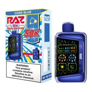 RAZDE50KDIS01 RAZ RX 5% DISPOSABLE (95ML) 50K PUFFS 5CT/ BOX