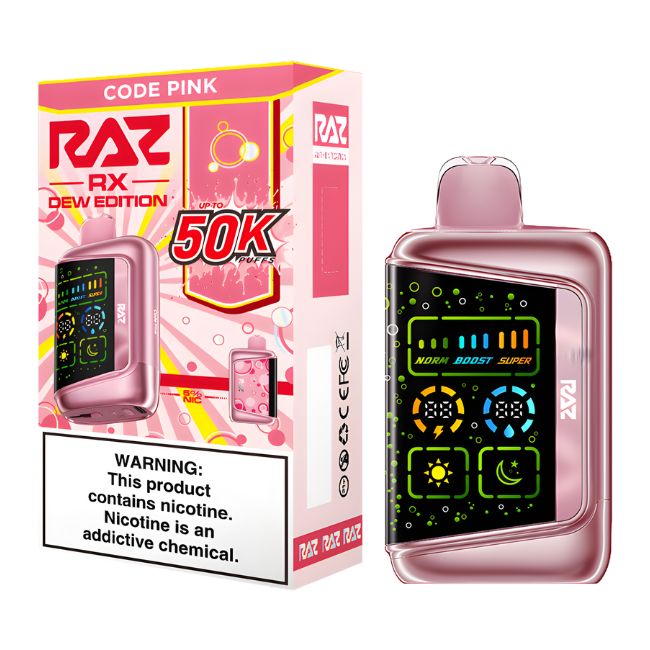 RAZ RX 5% DISPOSABLE (95ML) 50K PUFFS 5CT/ BOX - Image 3