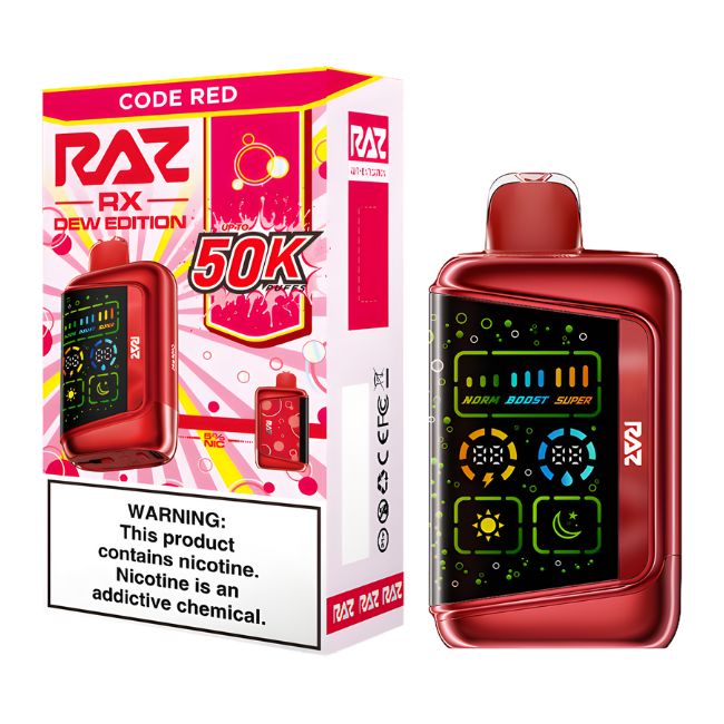 RAZ RX 5% DISPOSABLE (95ML) 50K PUFFS 5CT/ BOX - Image 4