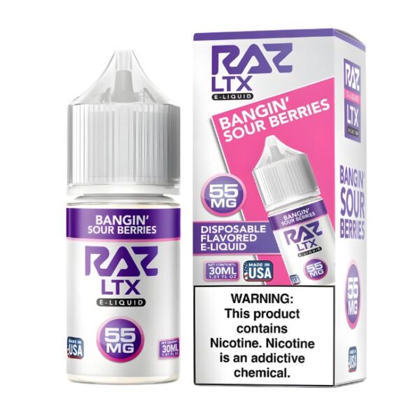 RAZ LTX JUICE SALT E LIQUID 30ML BOTTLE