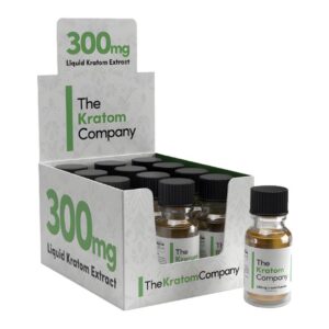 THEKRATOMC300MG001 THE KRATOM COMPANY 300MG (1.2OZ) LIQUID EXTRACT SHOT 12CT/ BOX