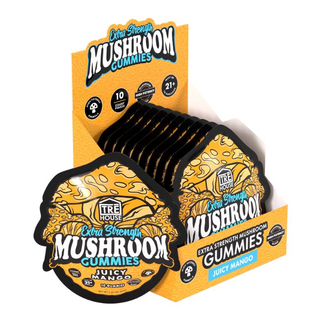 TRE HOUSE MAGIC MUSHROOM EXTRA STRENGTH GUMMIES 10CT/10PK BOX - Image 2