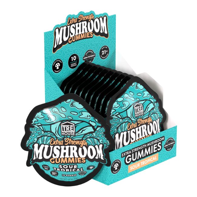TRE HOUSE MAGIC MUSHROOM EXTRA STRENGTH GUMMIES 10CT/10PK BOX - Image 5