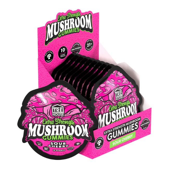 TRE HOUSE MAGIC MUSHROOM EXTRA STRENGTH GUMMIES 10CT/10PK BOX - Image 6