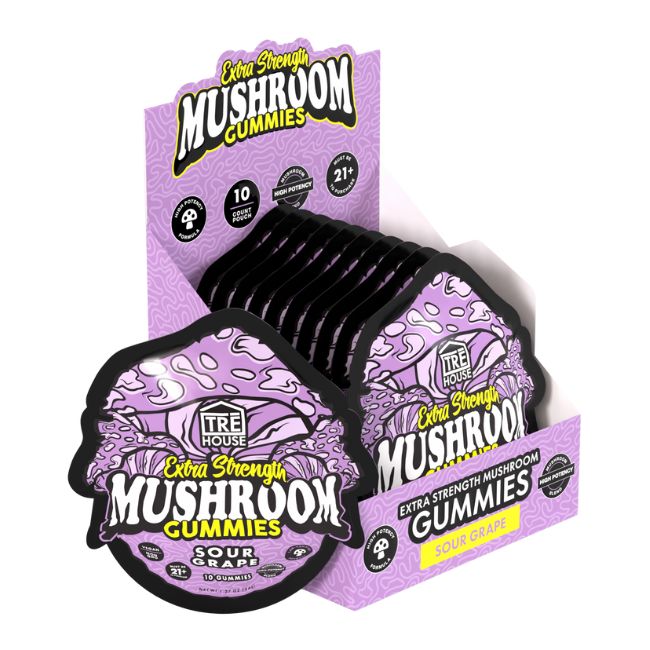 TRE HOUSE MAGIC MUSHROOM EXTRA STRENGTH GUMMIES 10CT/10PK BOX - Image 7