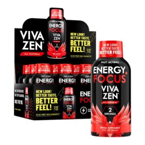 VIVAZENSHOT01 VIVA ZEN ENERGY + FOCUS ORIGINAL 40MG KARATOM SHOT 12CT DISPLAY