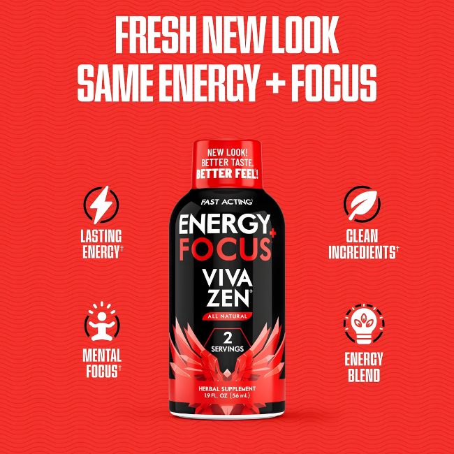 VIVA ZEN ENERGY + FOCUS ORIGINAL 40MG KARATOM SHOT 12CT DISPLAY - Image 3