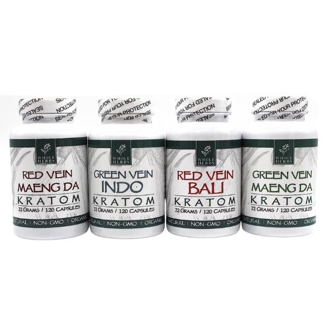 WHOLE HERBS KRATOM (72GM) 120CT CAPSULES