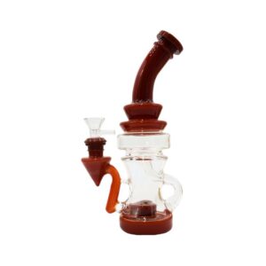WPM2014 10''COLOR TUBE RECYCLER WATER PIPE