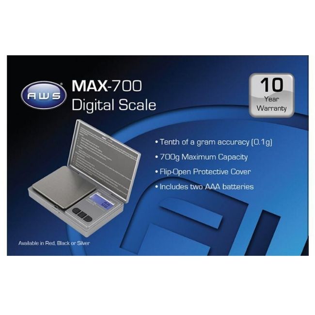 AWS MAX-700 DIGITAL SCALE (700 X 0.1G) - Image 2