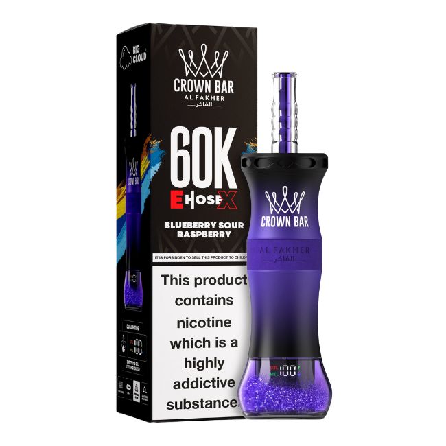 CROWN BAR BY AL FAKHER EHOSEX / CLOUDX 5% DISPOSABLE (250ML) 60K PUFFS 5CT/ BOX MADE IN UAE - Image 7