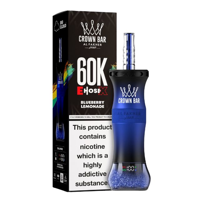 CROWN BAR BY AL FAKHER EHOSEX / CLOUDX 5% DISPOSABLE (250ML) 60K PUFFS 5CT/ BOX MADE IN UAE - Image 8