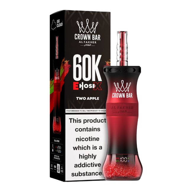 CROWN BAR BY AL FAKHER EHOSEX / CLOUDX 5% DISPOSABLE (250ML) 60K PUFFS 5CT/ BOX MADE IN UAE - Image 9