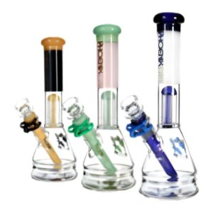 HF217 PHOENIXSTAR GLASS 10'' 6ARMS PERCULATOR BEAKER WATER PIPE