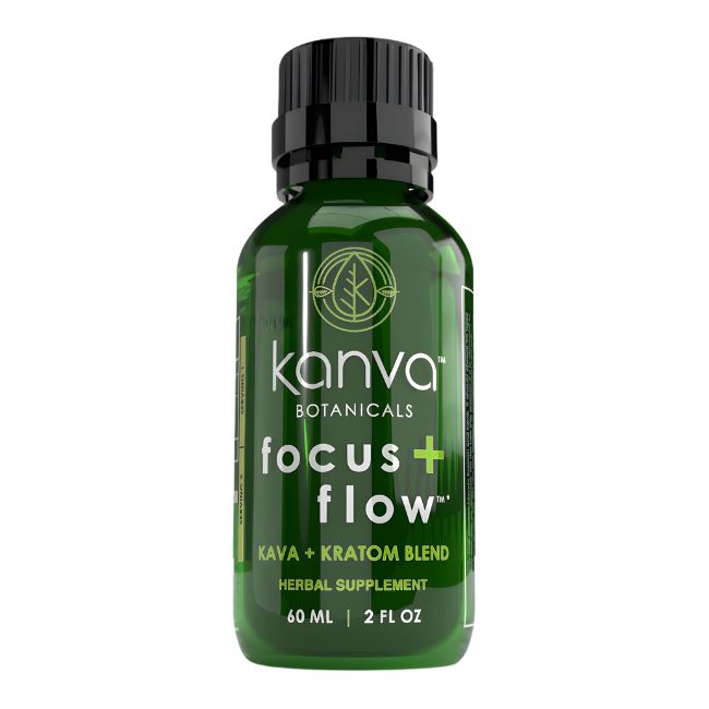 KANVA BOTANICAL KAVA+KRATOM BLEND 2OZ LIQUID BOTTLES 12CT/ BOX - Image 3