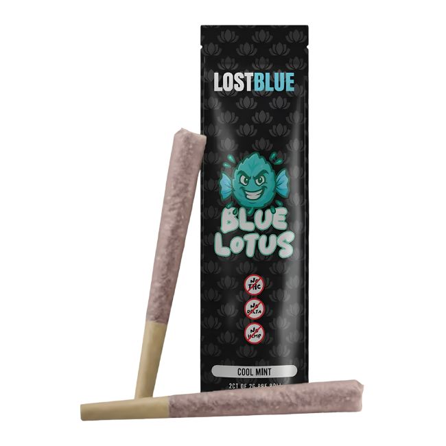 LOST BLUE 2G LOTUS BLEND PRE ROLLS JOINTS 2CT/10PK - Image 5