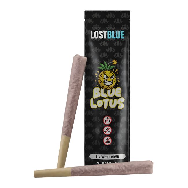 LOST BLUE 2G LOTUS BLEND PRE ROLLS JOINTS 2CT/10PK - Image 8