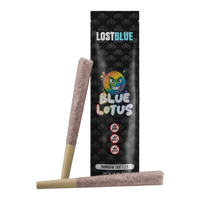 LOST BLUE 2G LOTUS BLEND PRE ROLLS JOINTS 2CT/10PK - Image 9