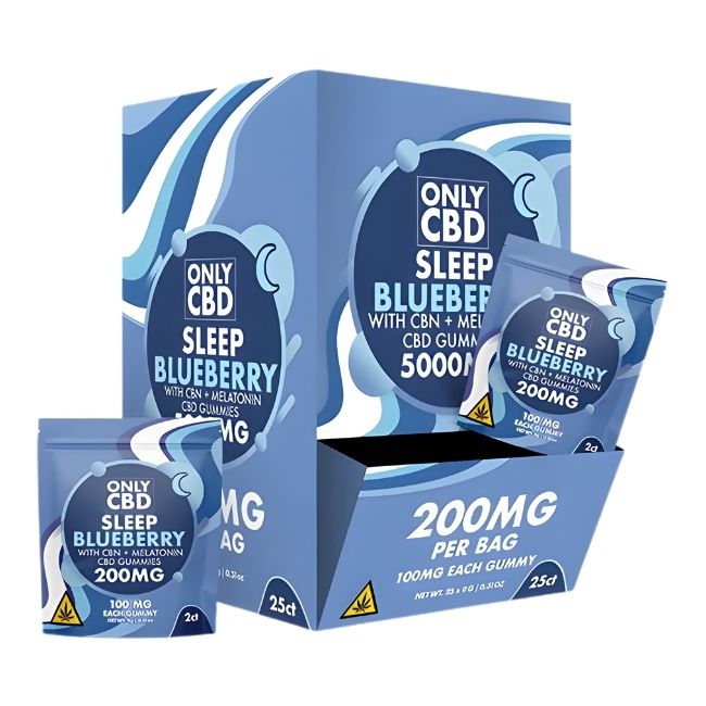 ONLY CBD 5000MG GUMMIES 2PK 25CT DISPLAY - Image 2
