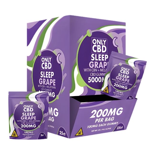 ONLY CBD 5000MG GUMMIES 2PK 25CT DISPLAY - Image 3