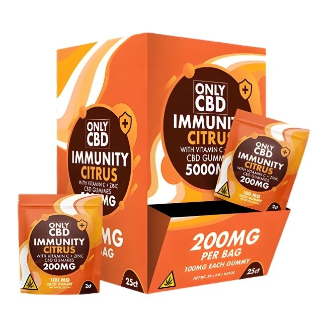 ONLY CBD 5000MG GUMMIES 2PK 25CT DISPLAY - Image 4