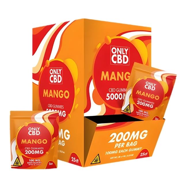 ONLY CBD 5000MG GUMMIES 2PK 25CT DISPLAY - Image 7