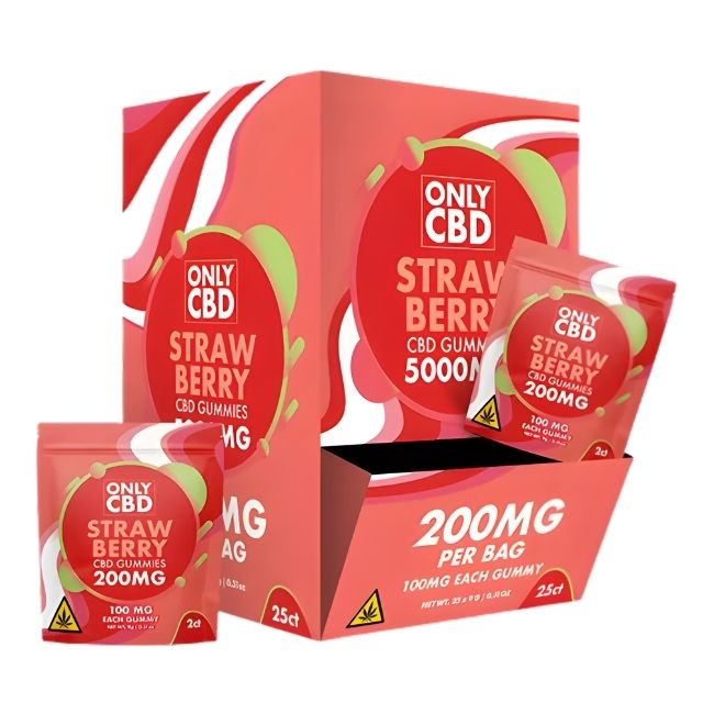 ONLY CBD 5000MG GUMMIES 2PK 25CT DISPLAY - Image 8