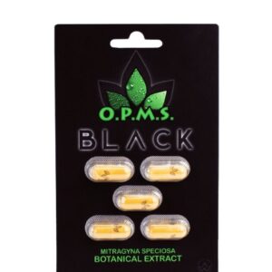OPMSBLACK5CT OPMS KRATOM BLACK 5CT CAPSULES
