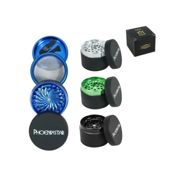 PHOENIXSTAR 60MM 4 PART ALUMINUM GRINDER